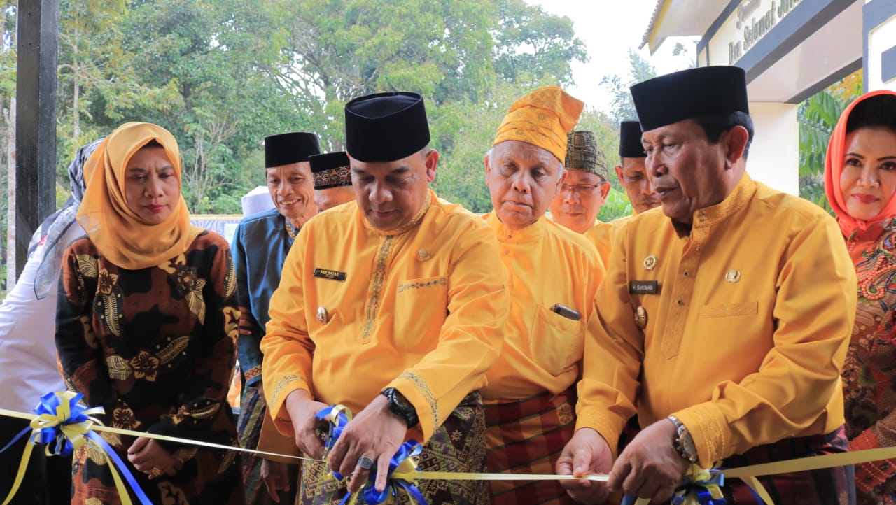 Wakil Gubernur Riau Resmikan Bagas Godang Mandailing Huta Haiti