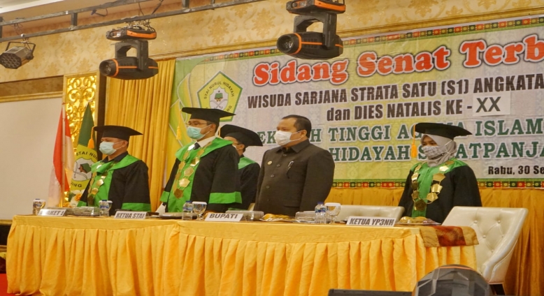 Sidang Senat Terbuka STAI Nurul Hidayah, Bupati Meranti Berharap Para Cendekia Baru Berkontribusi untuk Meranti
