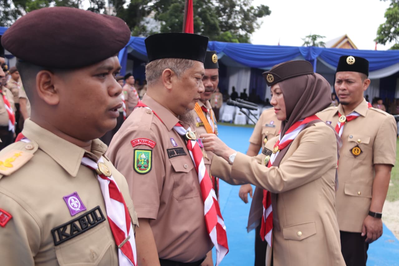 Gerak Cepat! Satgas Pramuka Peduli Pekanbaru Resmi Buka Posko Tanggap Bencana