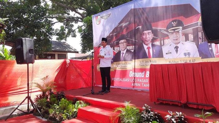 Ground Breaking Pasar Palapa di Hadiri Plh Direktur Sarana Pedagangan dan Logistik Kemendag RI