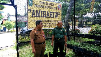 Kunjungan Kadis Ketahanan Pangan ke Kebun Bibit KRPL Kelompok Wirabima