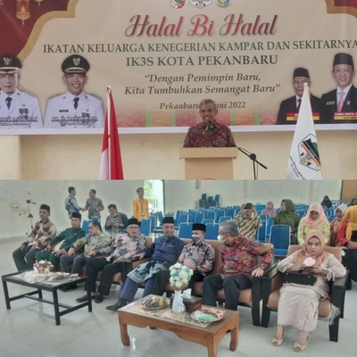 Halal Bihalal IK3S Kota Pekanbaru di Hadiri PJ Bupati Kampar dan PJ Wako Pekanbaru