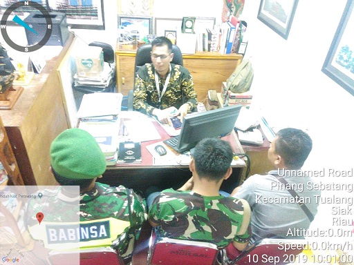  Babinsa  Komsos Sosialisasi Karlahut   Sasarannya PT Indah Kiat