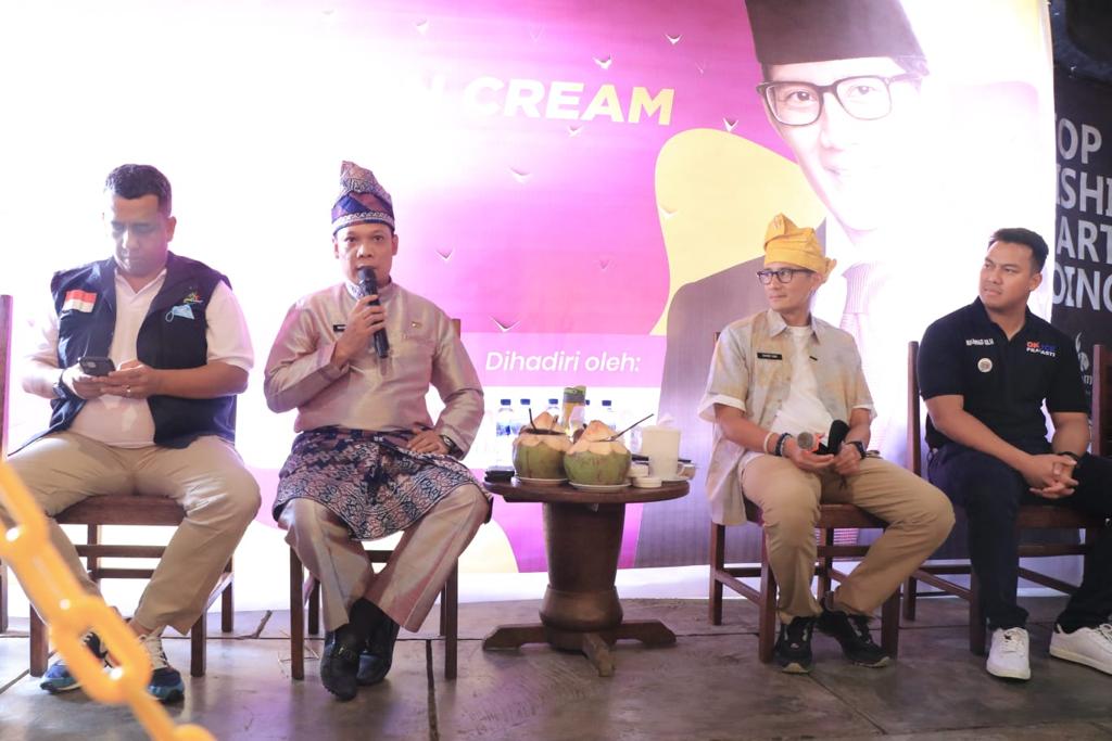 Kadis Pariwisata Riau, PJ Walikota Dampingi Memperakraf  Buka Pelatihan  Pembuatan Hand Sanitizer