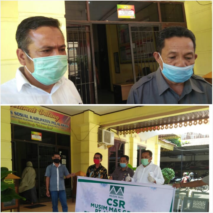 PT Musim Mas Peduli COVID -19 Salurkan Bantuan Sembako Melalui Dinas Sosial