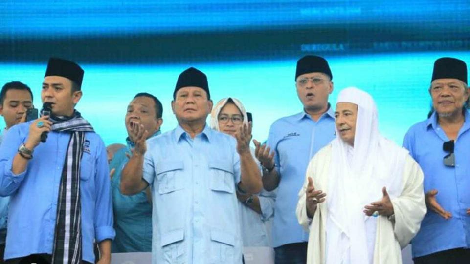 Habib Luthfi, Habib Abdul Rahman, Habib Shaleh dan Ketum Ndaru Aditya Yusma Sukses Hadirkan Prabowo