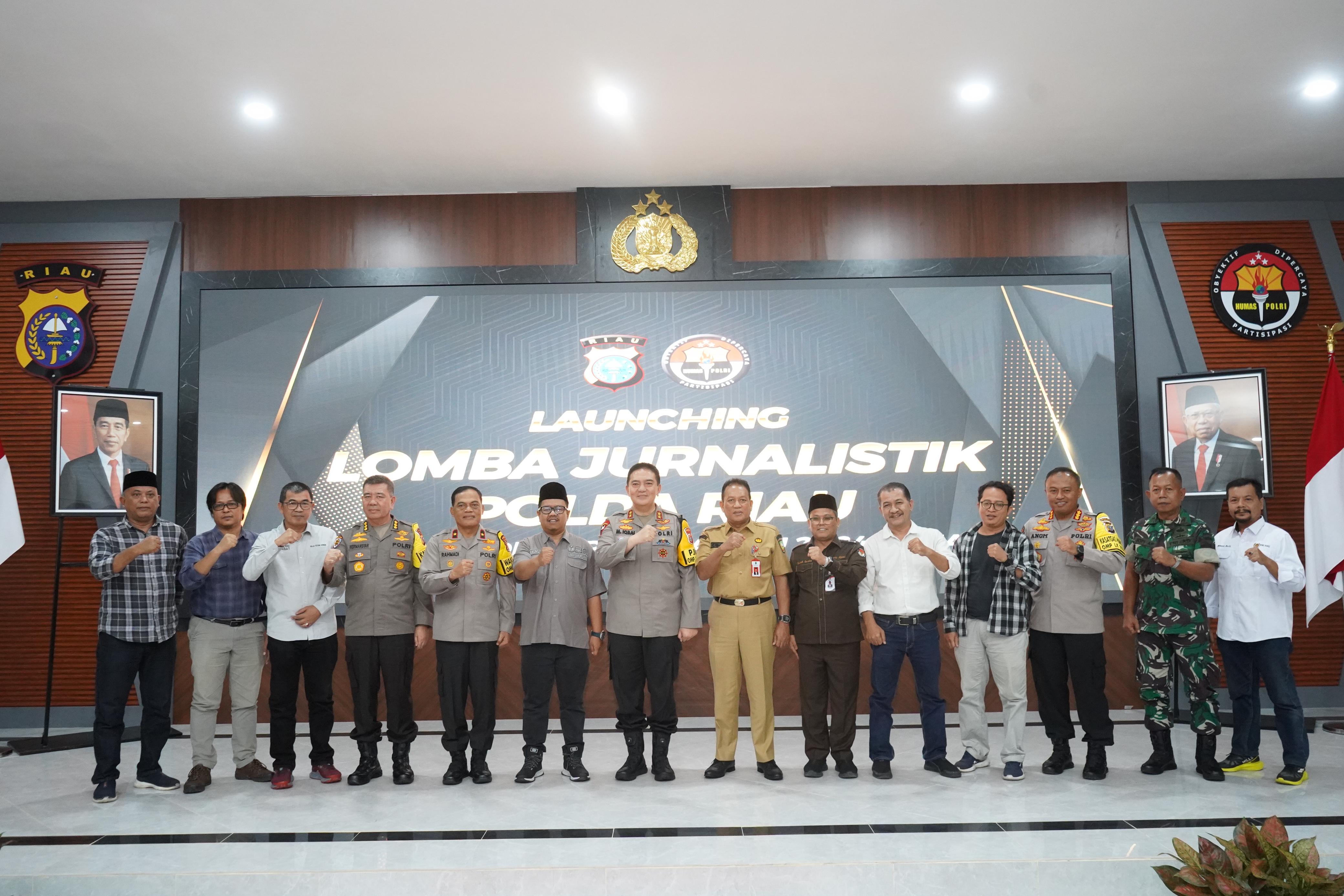 PWI Riau Dukung Lomba Karya Jurnalistik Polda Riau untuk Demokrasi yang Aman