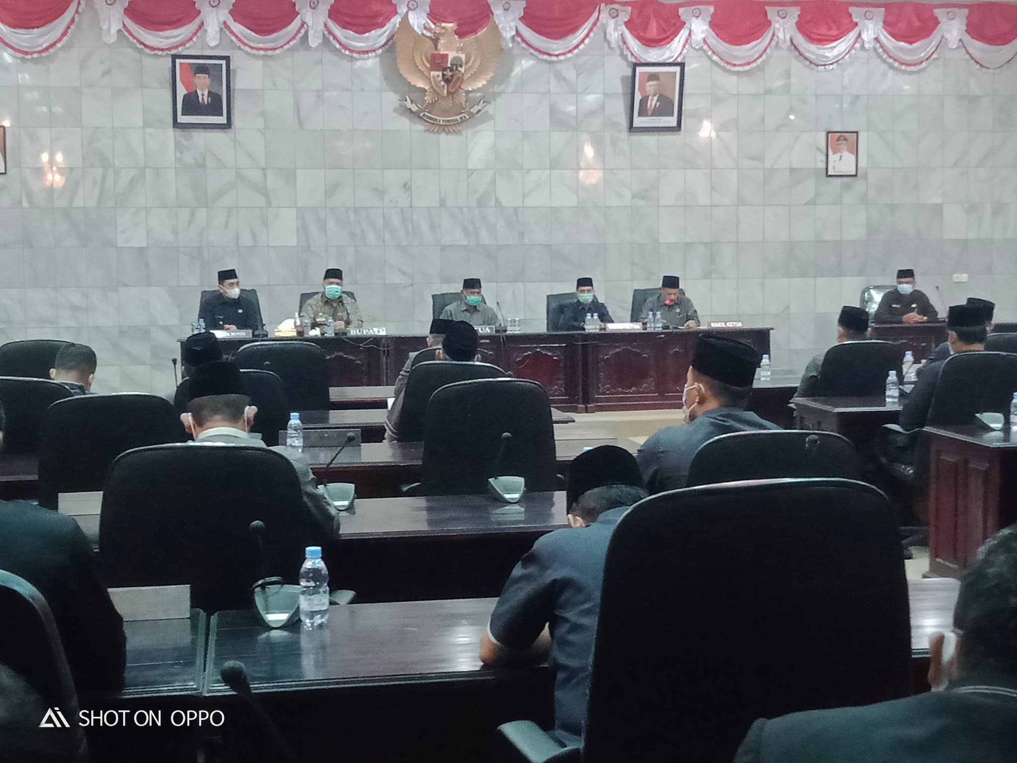 DPRD Inhu Syahkan APABD 2021 Rp 1,4 T Malam Hari