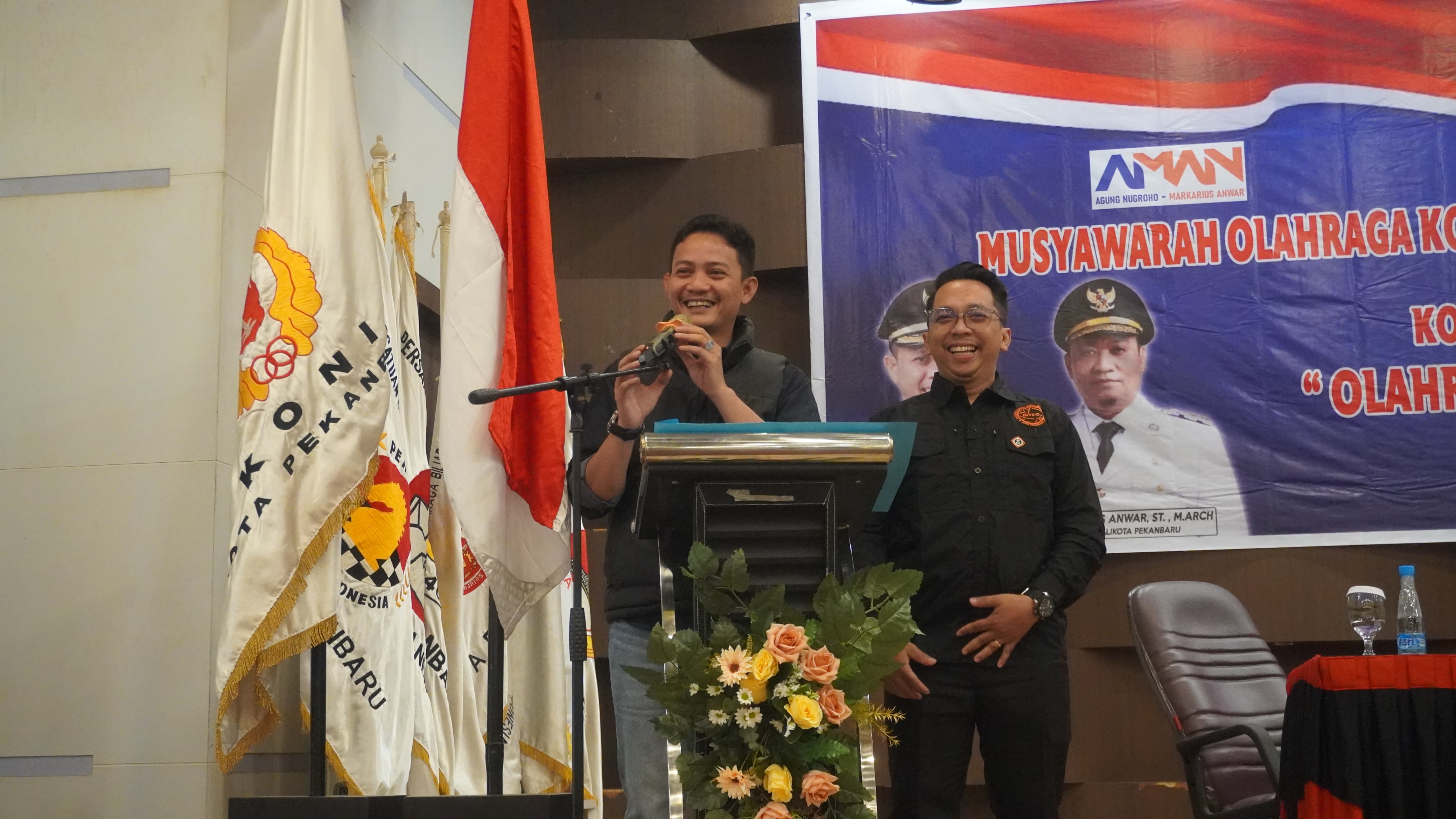 ‎Reza-Harris Pimpin KONI Pekanbaru, PORSI Titip Mimpi Jadikan Kota Bertuah Lumbung Atlet Nasional