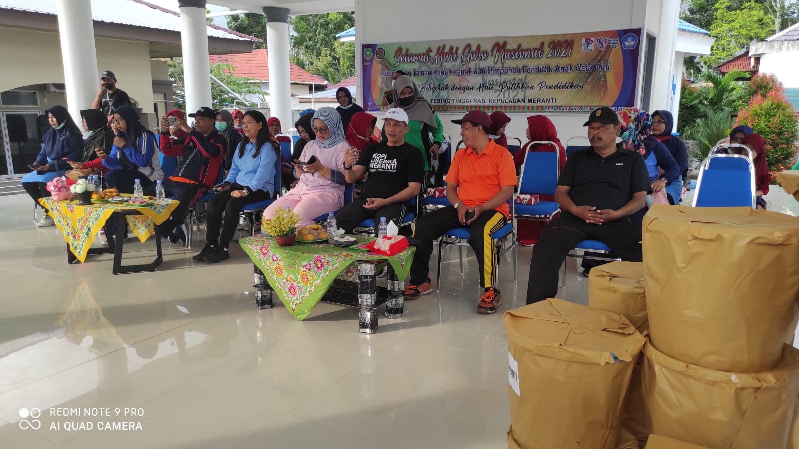 Bupati H. Muhammad Adil. SH Jalan Santai Bersama IGTKI dan  HIMPAUDI Kec. Tebing Tinggi