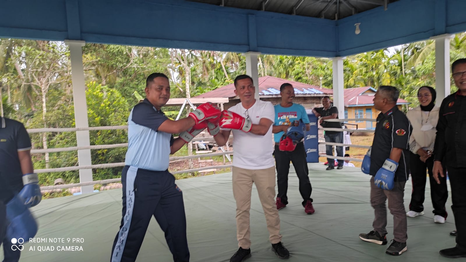 Bupati H. Muhammad Adil Meresmikan Pendopo Tinju Pertina Meranti