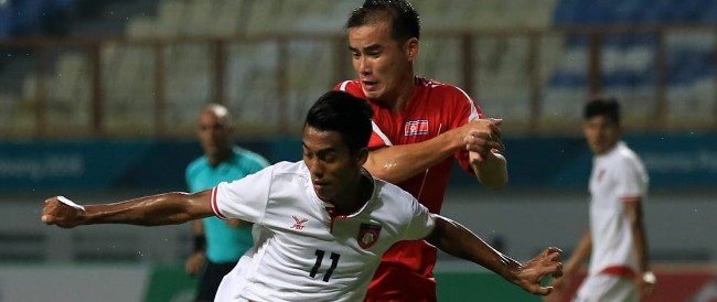 Myanmar Tahan Imbang Korut