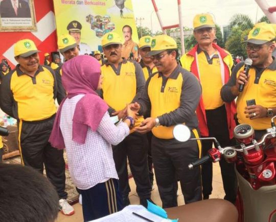 Ribuan Warga Bengkalis Ikuti Jalan Pringati HARDIKNAS