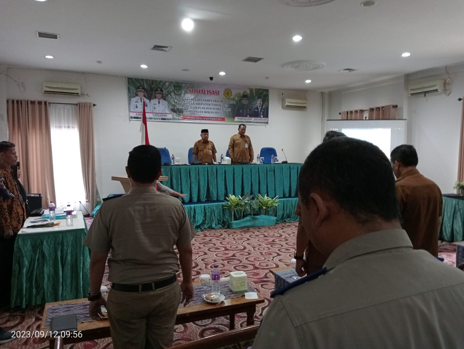 Disnakbun Rohul gelar Sosialisasi Peremajaan perkebunan sawit memalui dana BPDPKS