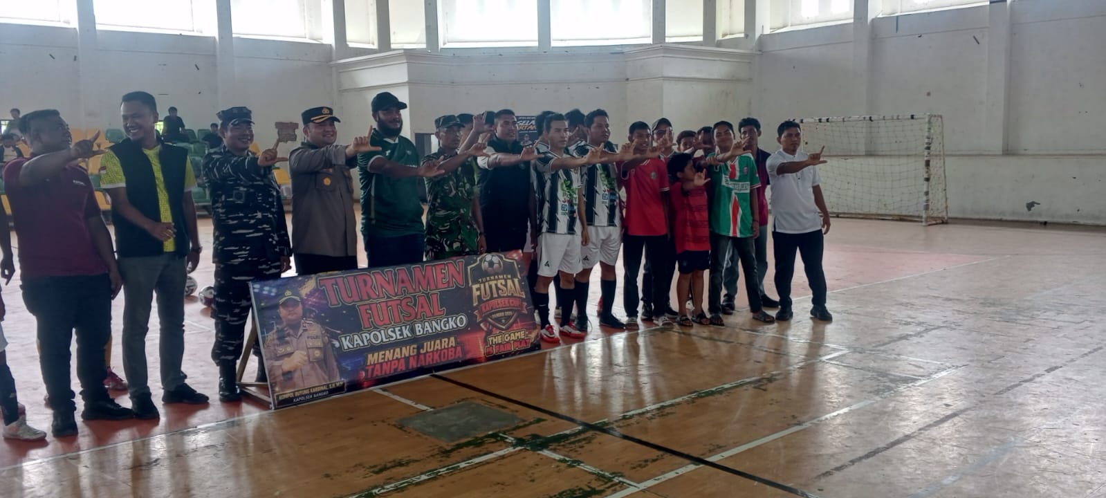 Polsek Bangko Gelar Turnamen Futsal Kapolsek Cup 2026, Ajak Generasi Muda Jauhi Narkoba