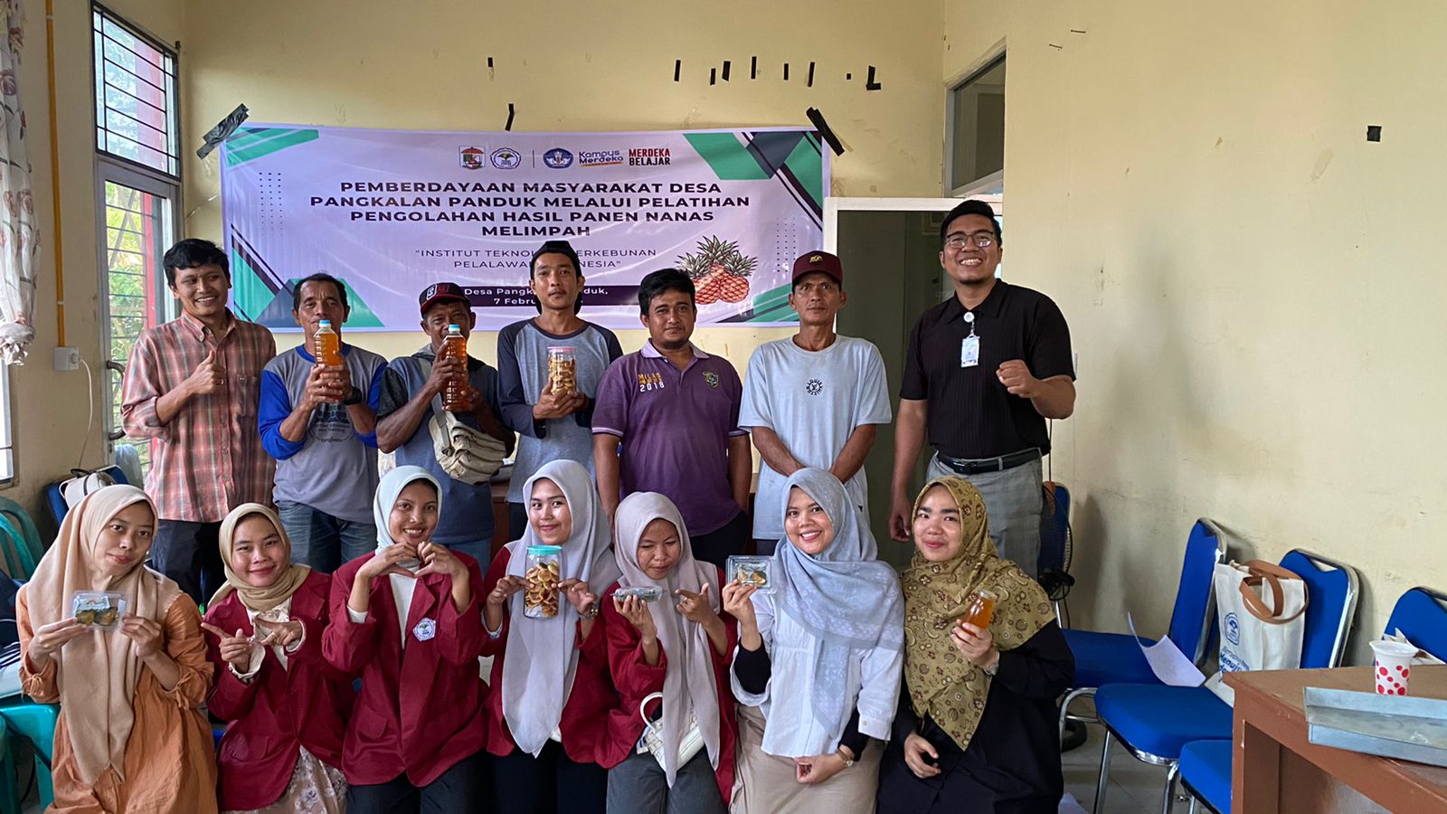 ITP2I Berdayakan Petani Nanas di Pangkalan Panduk melalui Pelatihan Inovatif
