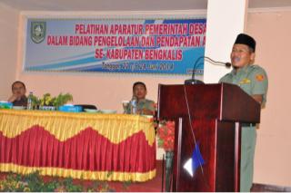 BPM-PD Bengkalis Taja Pelatihan Aparatur Pemdes