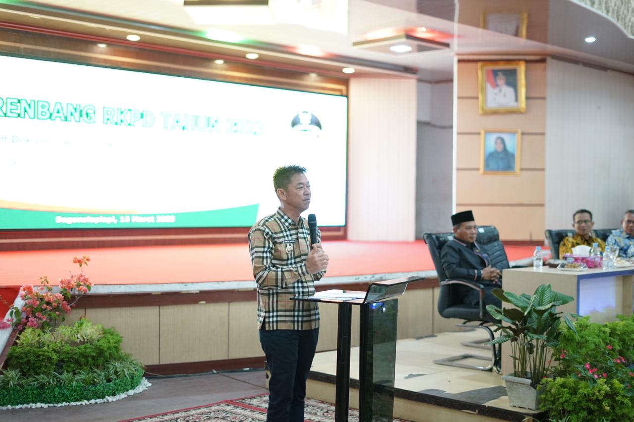 Buka Musrenbang RKPD, Bupati Rohil Minta Penyusunan APBD 2024 Harus Betul Keinginan Masyarakat