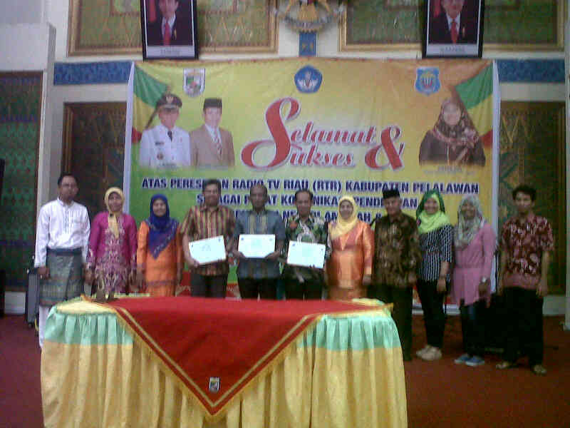 SMK 1 Pangkalan Kerinci Launching Siaran Radio TV Pelalawan