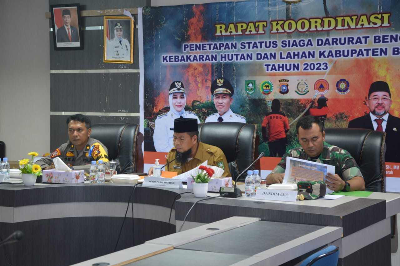 Memasuki Musim Panas, Kabupaten Bengkalis Ditetapkan Siaga Darurat Bencana Karhutla