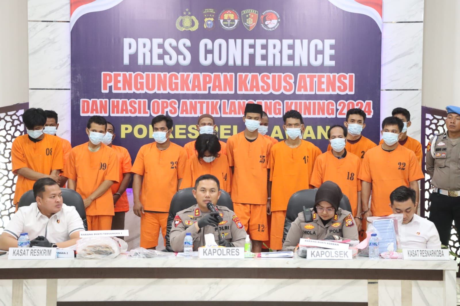 Kapolres Pelalawan Ungkap Hasil Operasi Antik Lancang Kuning 2024