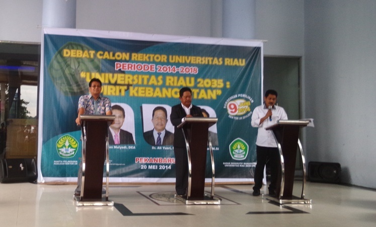 Berkas Tiga Calon Rektor Uiversitas Riau Akan Diserahkan Ke Kemendikbud
