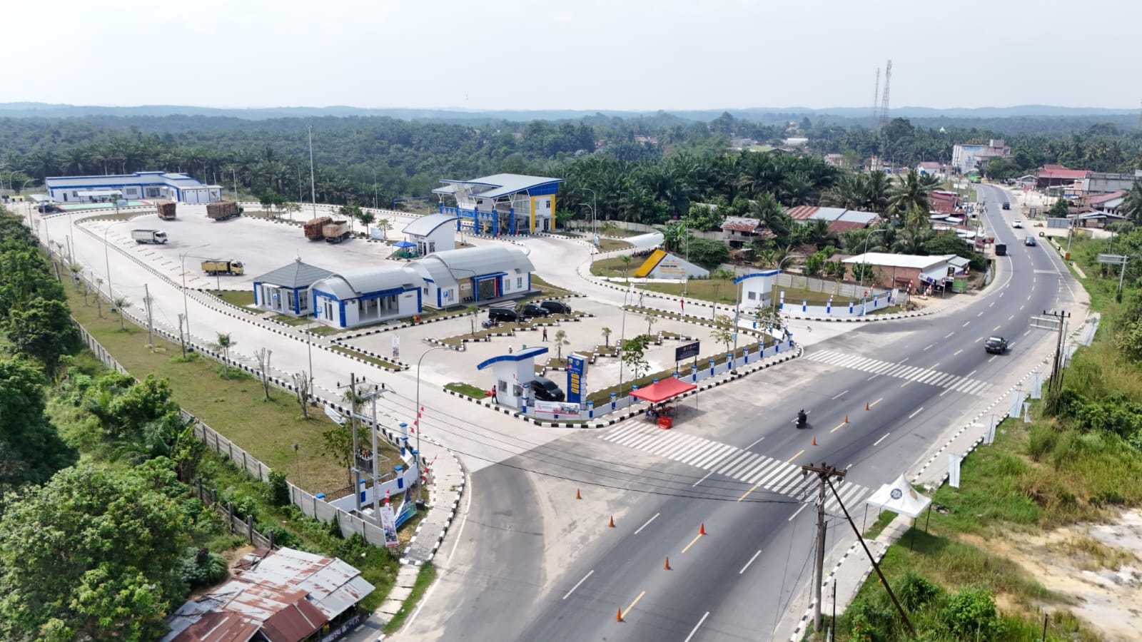 PT Adhi Jalintim Riau dan BPJN Riau Siapkan Infrastruktur Jalan dan Posko Lebaran untuk Kenyamanan Pemudik