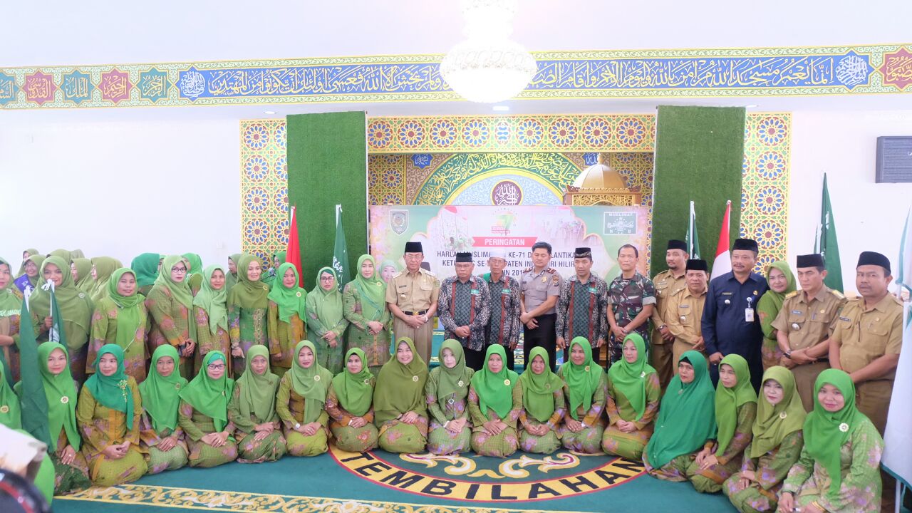 PC Muslimat NU Inhil Peringati Harlah ke-71 dan Pelantikan PAC Muslimat NU Se-Inhil