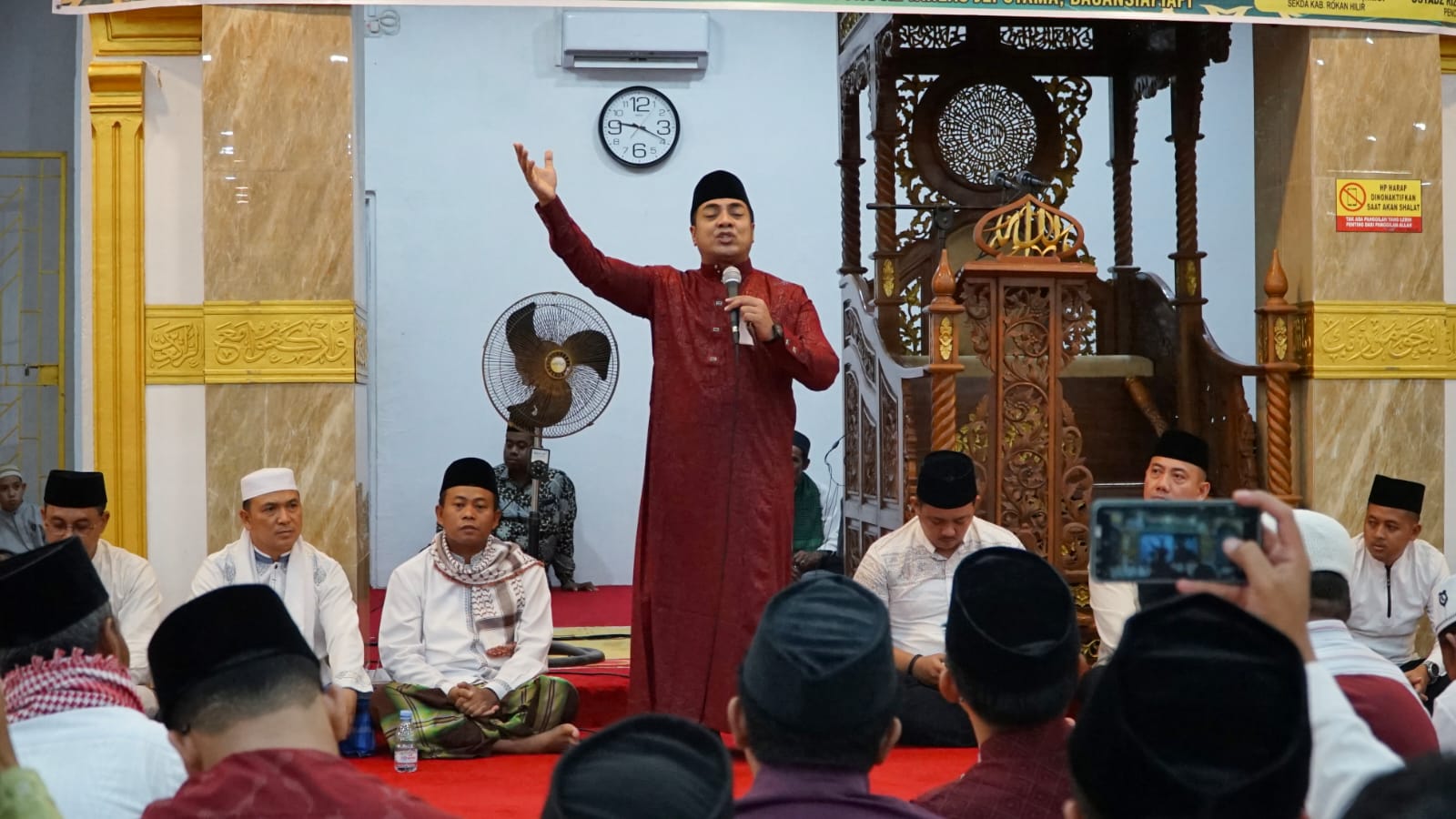 Tetap Beramal Baik Setelah Ramadhan, Ustadz Riza Muhammad Ajak Umat Muslim Rokan Hilir Meraih Predikat Rabbaniyun