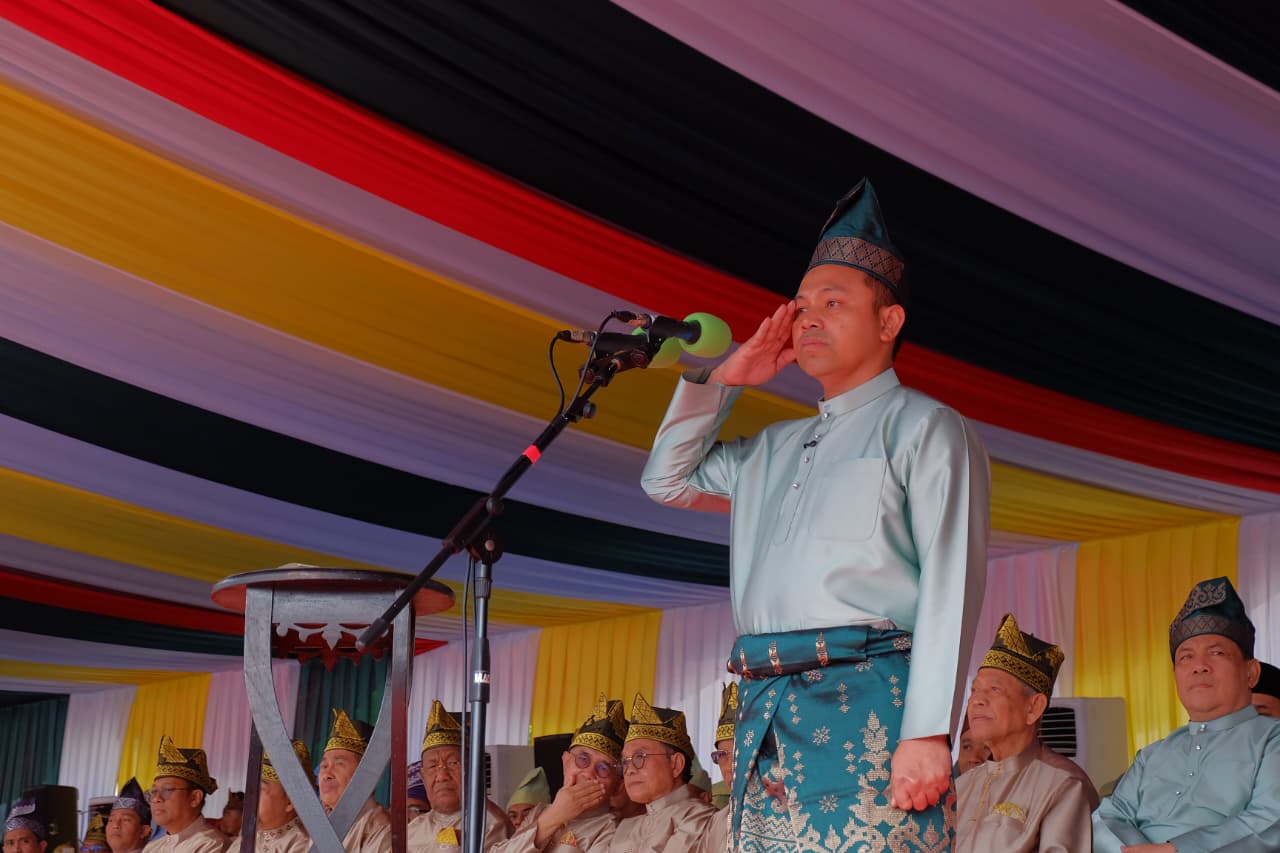 Kadisnakertrans Riau H. Boby Hadiri Apel HUT Riau Ke-68 