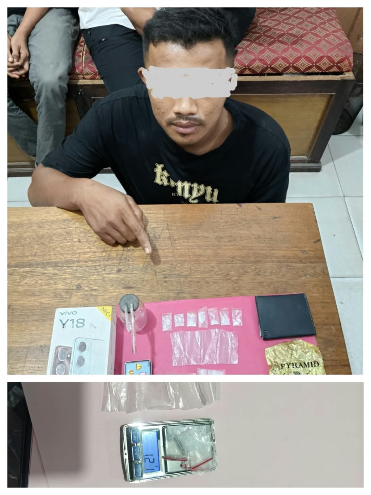 Gerak Cepat Polsek Ukui, Pengedar Sabu di Lubuk Kembang Bunga Dibekuk