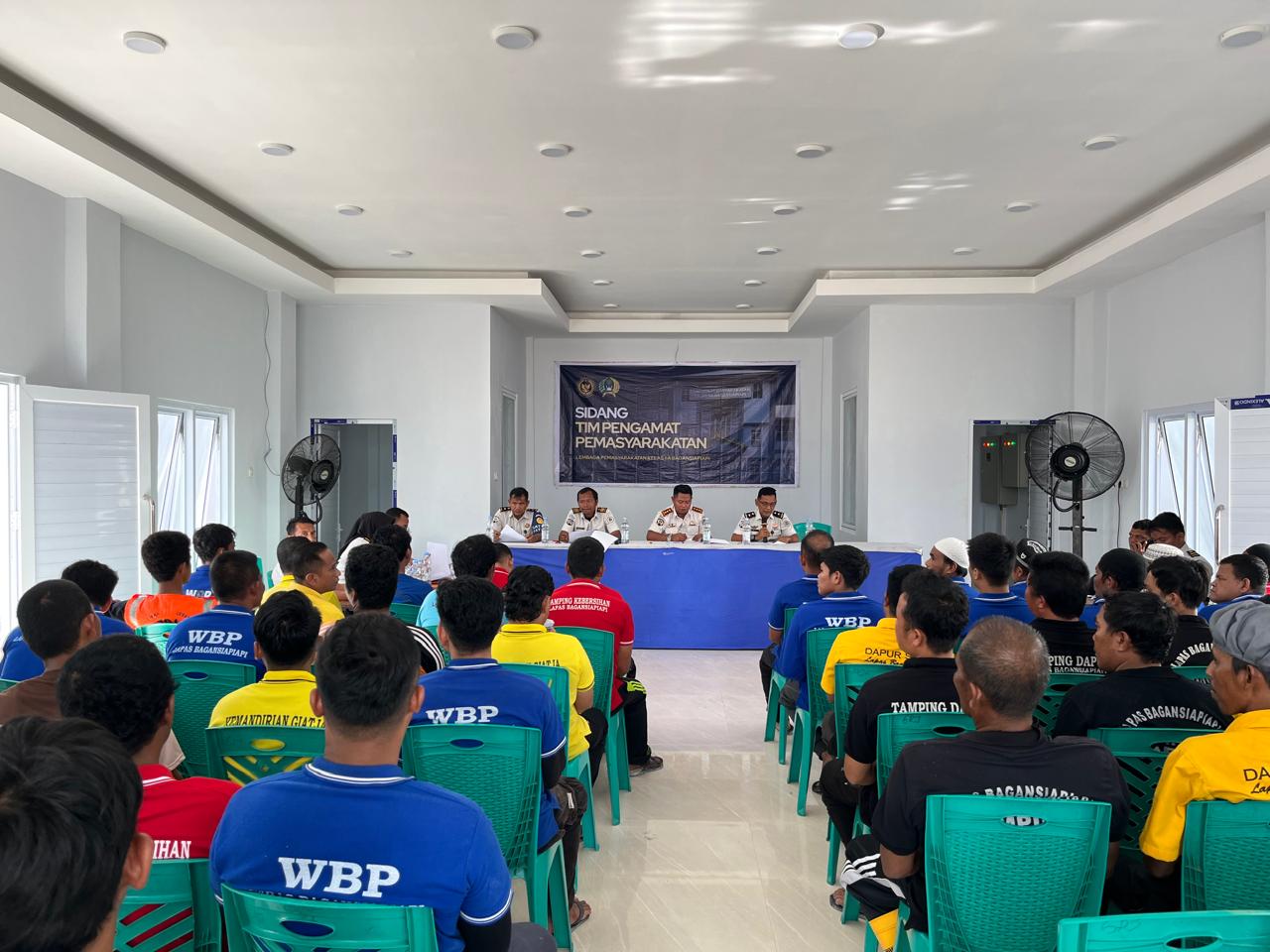 Lapas Kelas IIA Bagansiapiapi Gelar Sidang TPP, 67 Warga Binaan Diusulkan Jadi Tamping