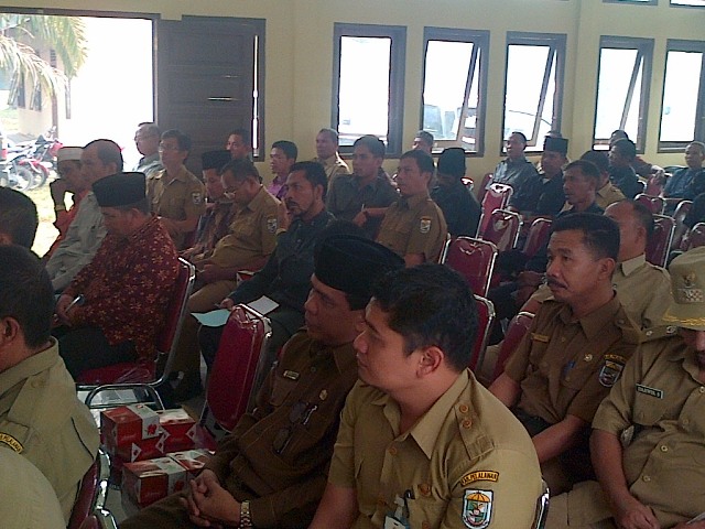 Bupati Harris Buka Rakor Camat, Lurah, Kades dan Ketua BPD