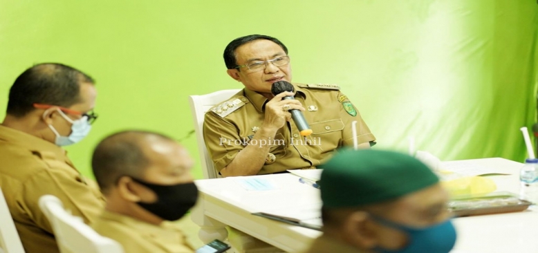 Bupati Inhil HM.Wardan Menjadi Keynote Speaker Webiner Nasional LP3M