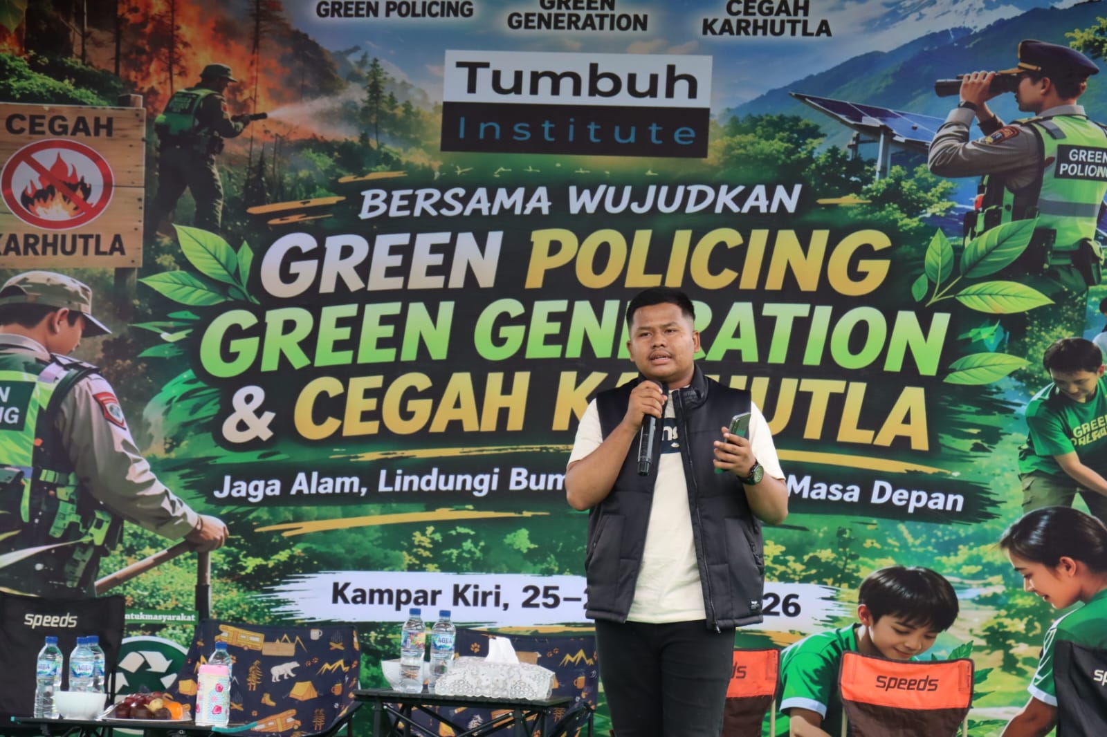 Karhutla Riau Belum Reda, HMI Sumbagteng Gerakkan Satgas dan Bagikan Masker