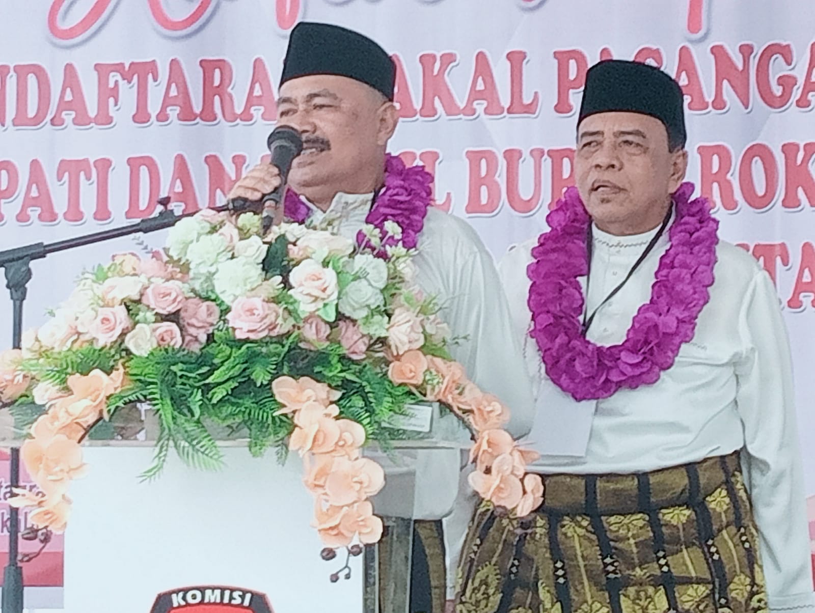 KPU Rohul Terima Pendaftaran Cabup/Cawabup dari Partai Golkar
