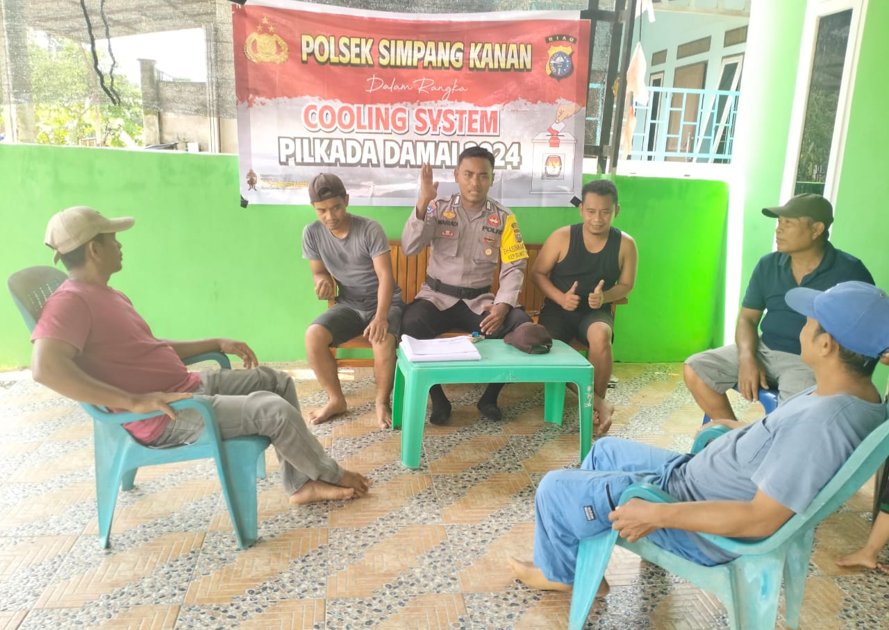Bhabinkamtibmas Bukit Damar Cooling System Masyarakat
