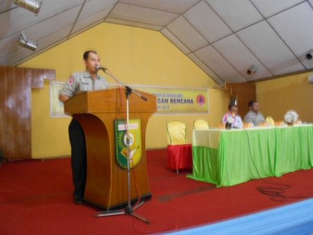 Galleri Foto BPBD Riau Sosialisasi UU nomor 24 Tahun 2007 di Kuansing