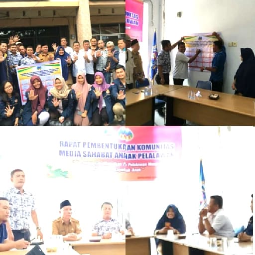 DP3AP2KB Dan PWI Pelalawan Satuksn Komitmen Pembentukan Media Sahabat Anak