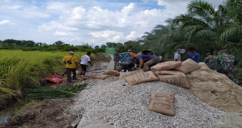 Warga Dusun Meranti Terasa Manfaat TMMD Ke-108 Yang Selama Ini Dusunnya Terisolir