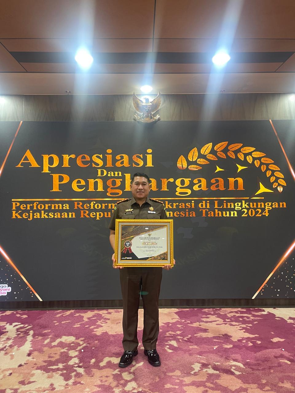 Kejari Pelalawan Raih Predikat Wilayah Bebas Korupsi 2024, Bukti Nyata Reformasi Birokrasi