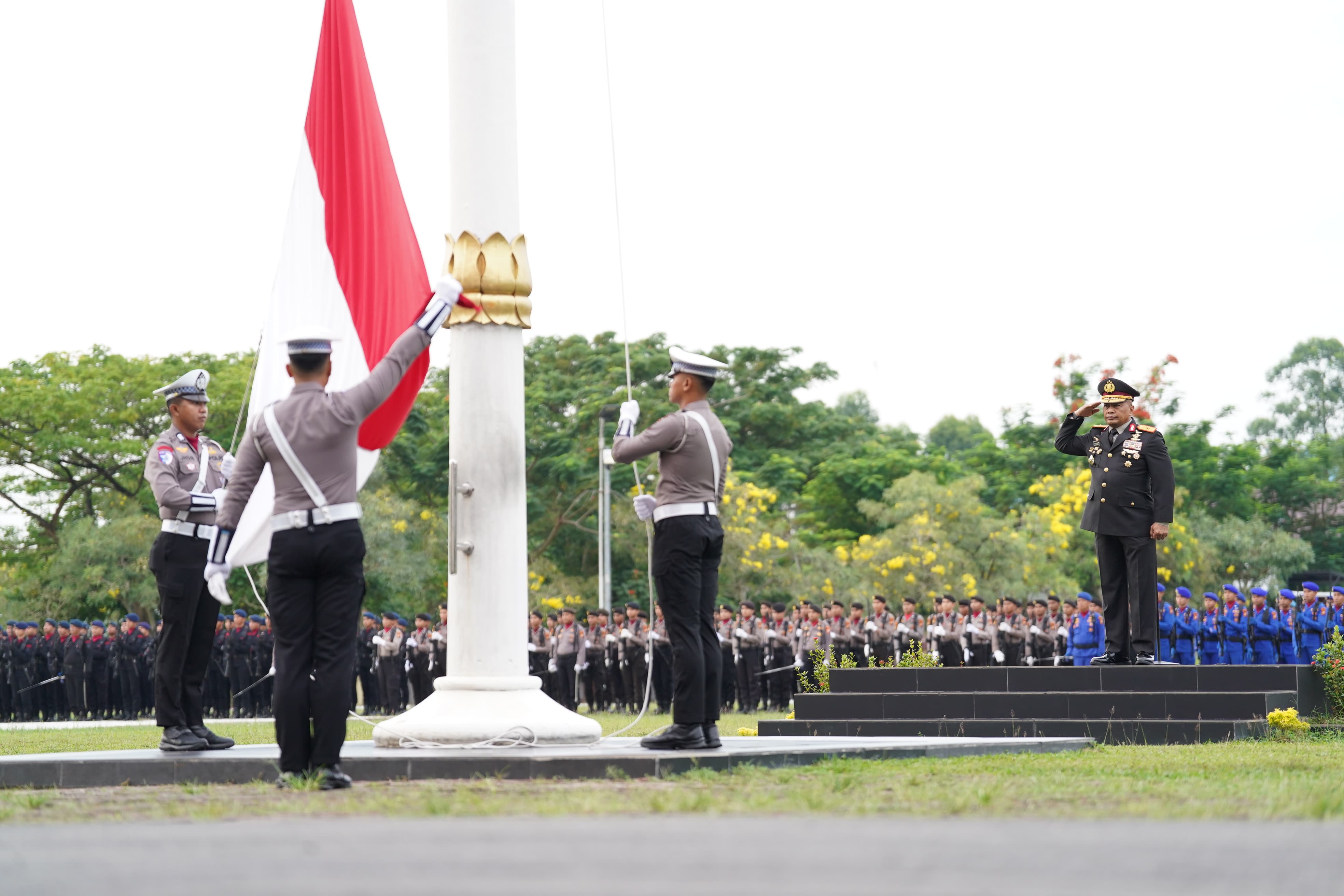 Polda Riau Peringati Hari Lahir Pancasila, Wakapolda Tegaskan Pentingnya Moral dan Persatuan