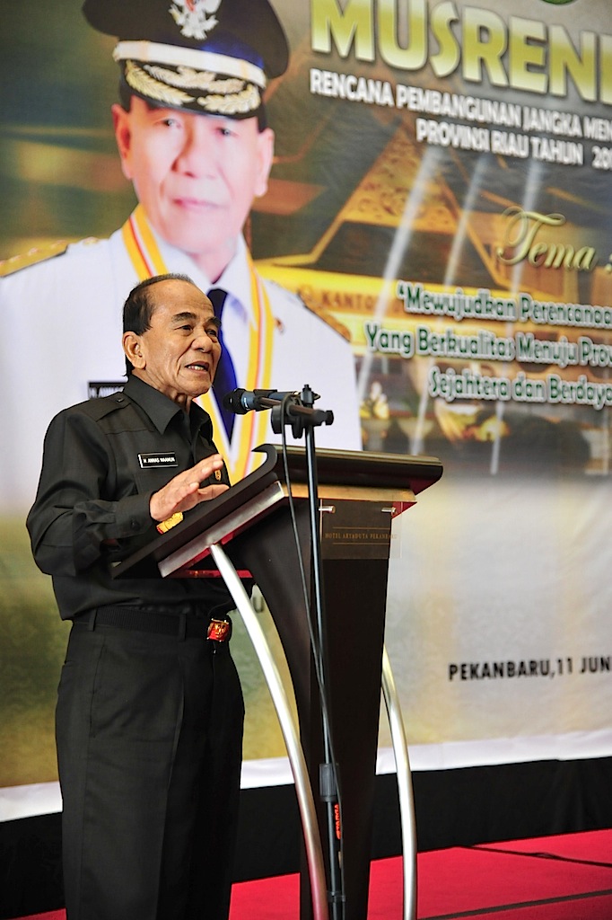 Gubri Sindir Anggota Dewan Tidak Hadir saat Musrenbang RPJMD Riau