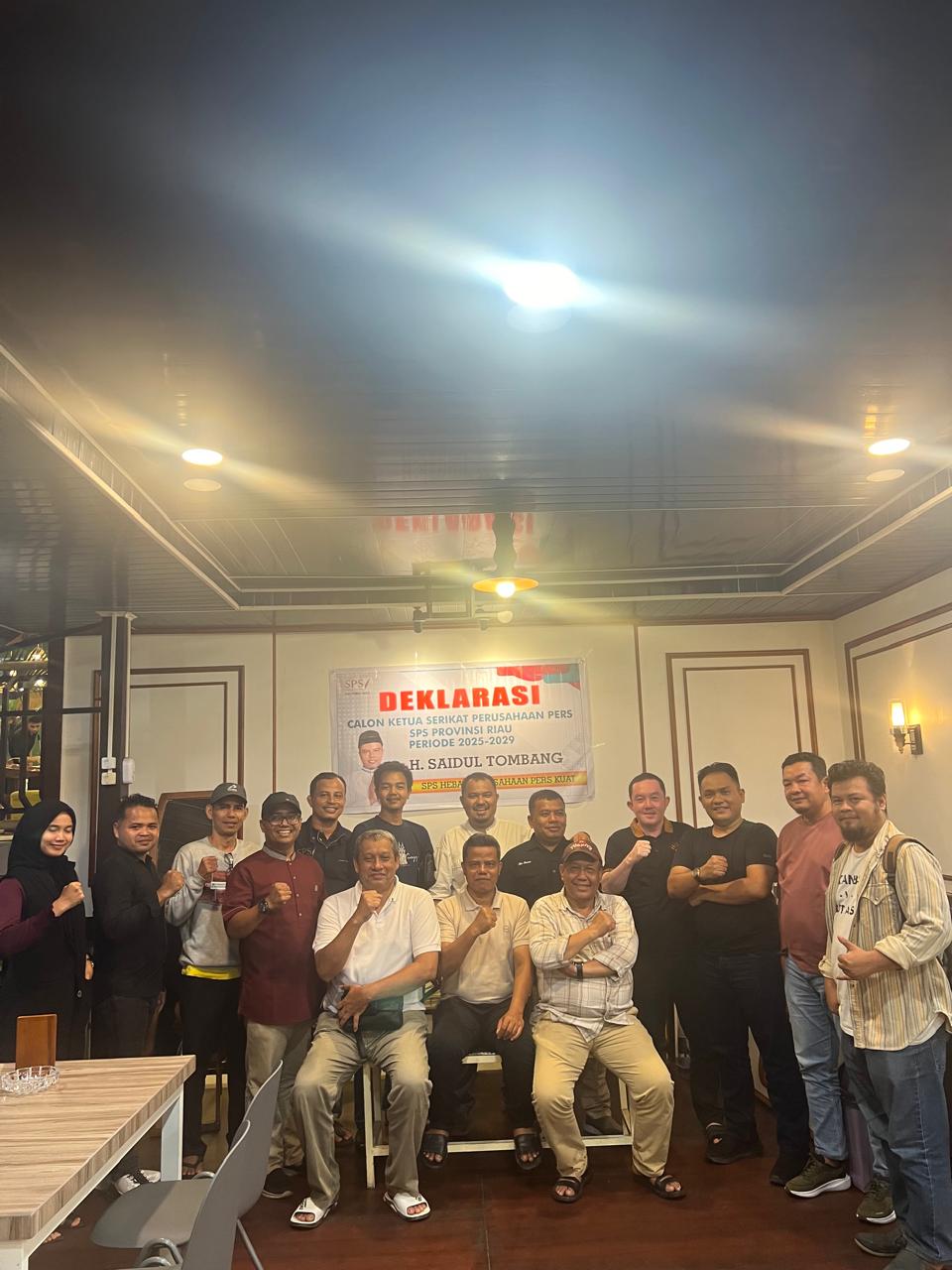 Kantongi 25 Suara Saidul Tombang Optimis Maju di Musda SPS Riau, Dukungan Terus Bertambah