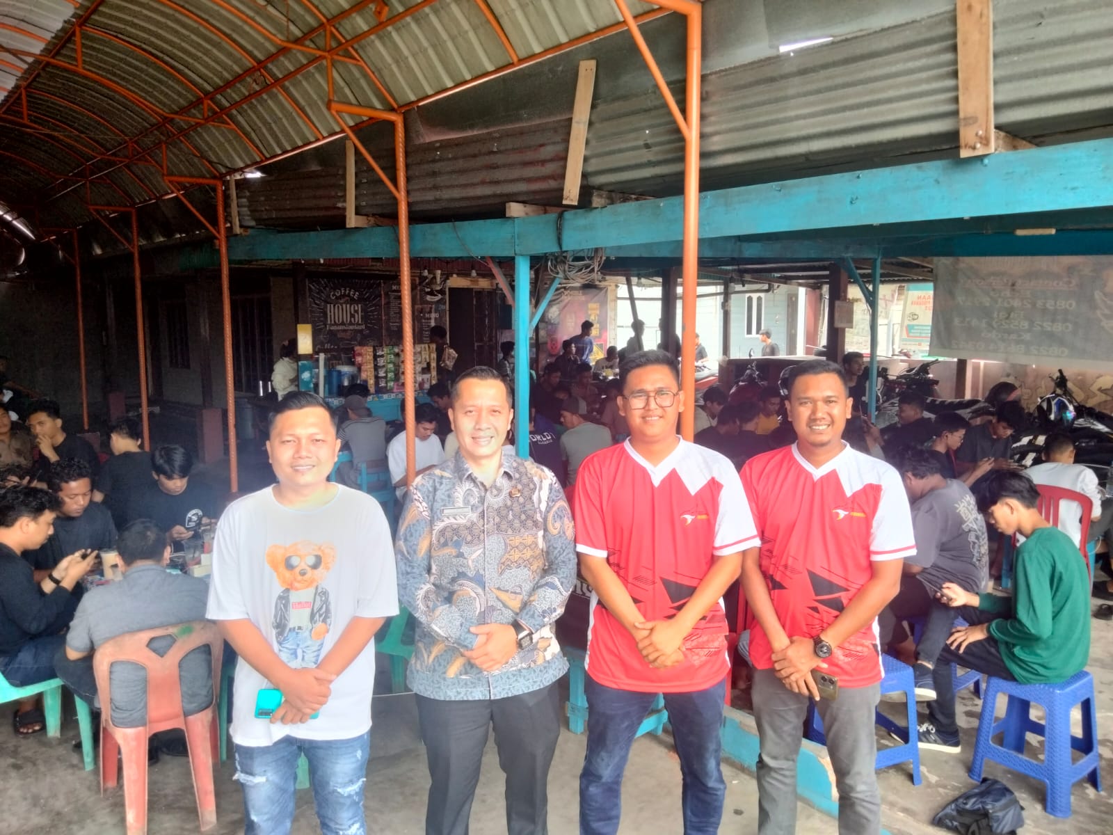 Kadis Kominfotiks Rohil Tinjau Kelangsungan Turnamen Mobillegen Bupati Cup 2023