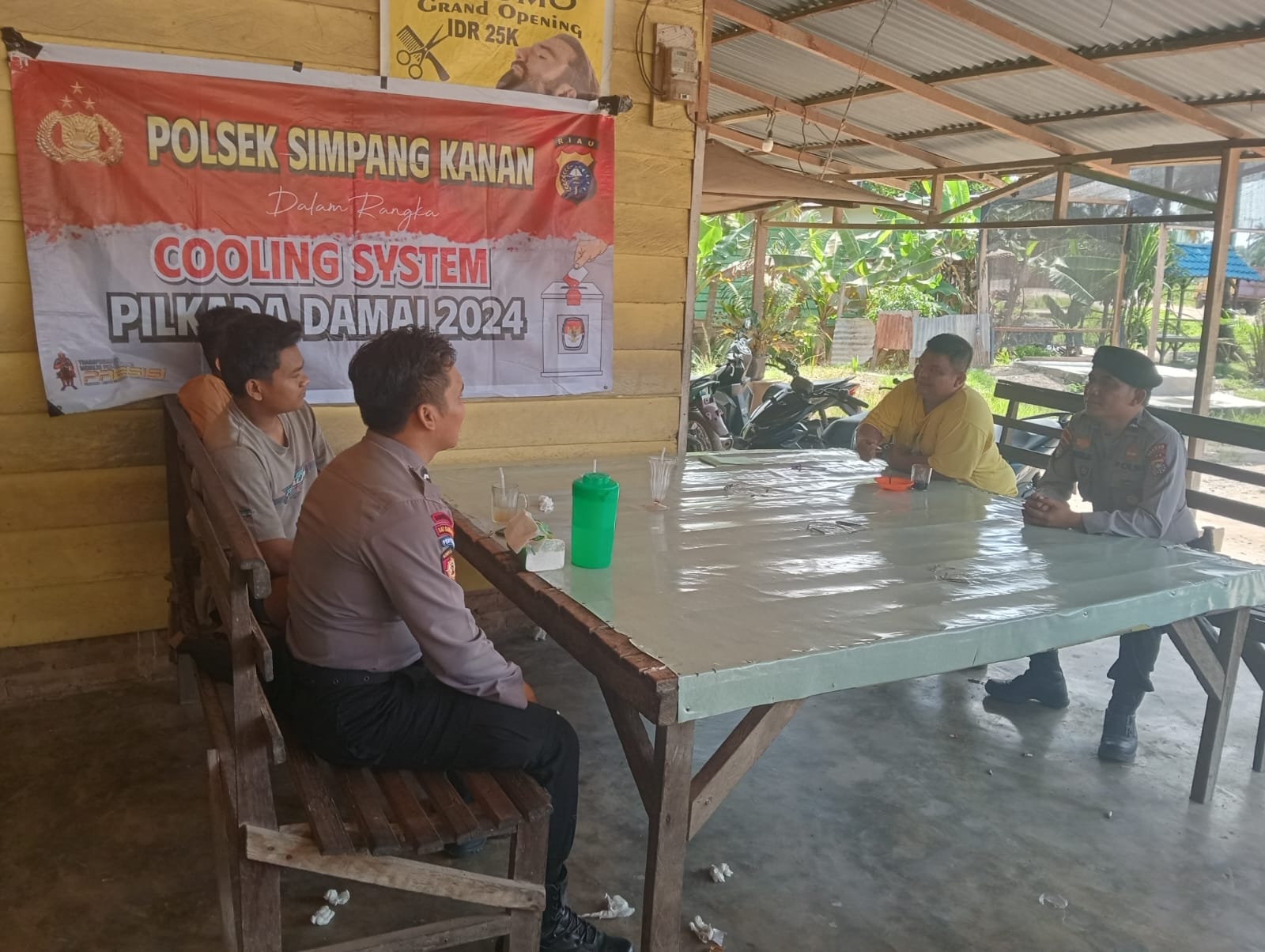 Kanit Samapta Cooling System Masyarakat Dan Pemuda Simpang Kanan