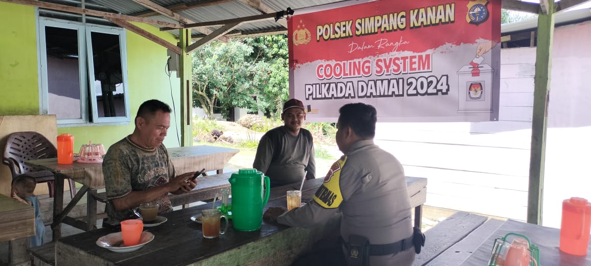 Bhabinkamtibmas Bukit Selamat Ajak Masyarakat dan Pemuda Simpang Kanan Ciptakan Kamtibmas