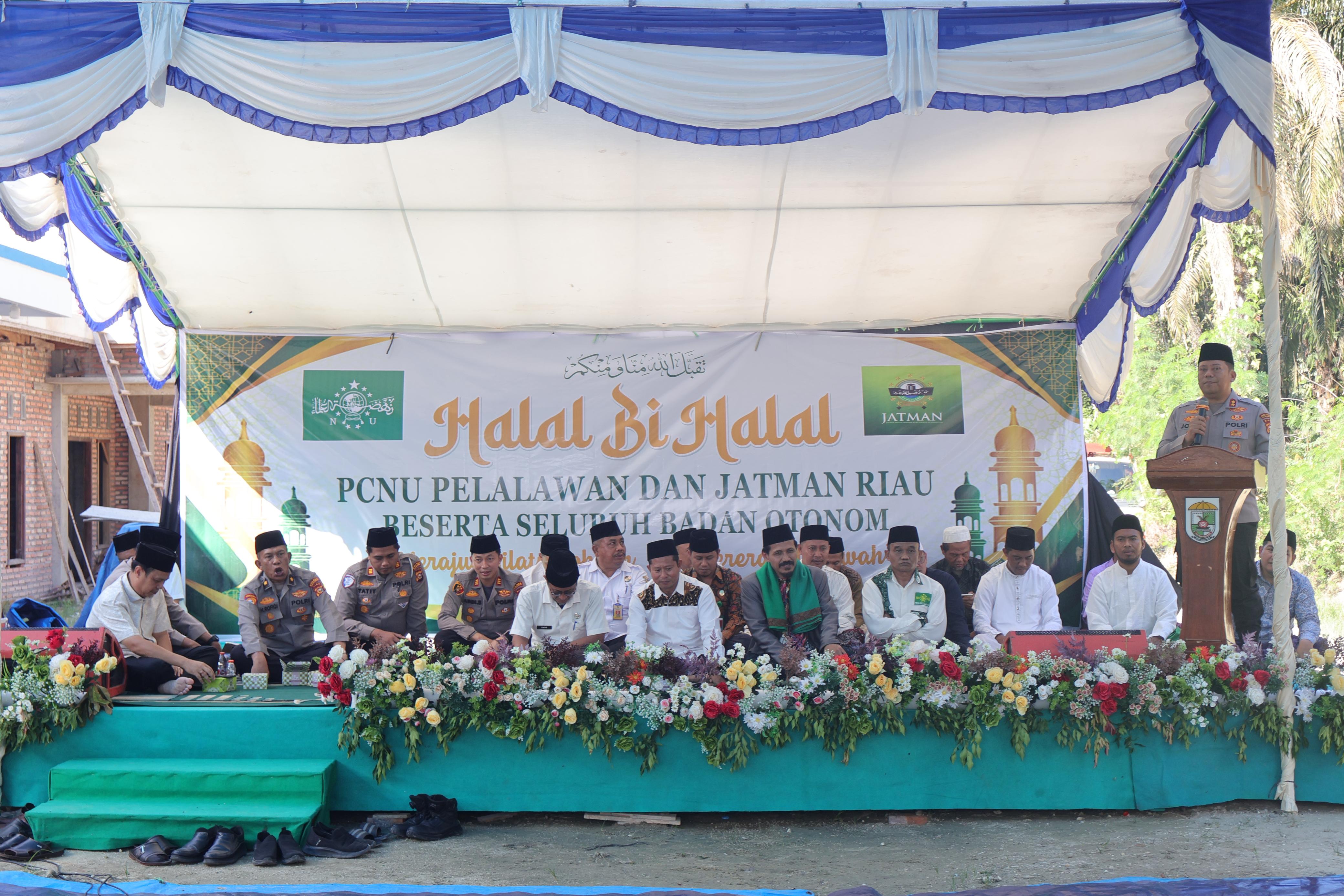 Halal Bihalal NU Pelalawan Penuh Khidmat, Perkuat Sinergi Ulama dan Umara