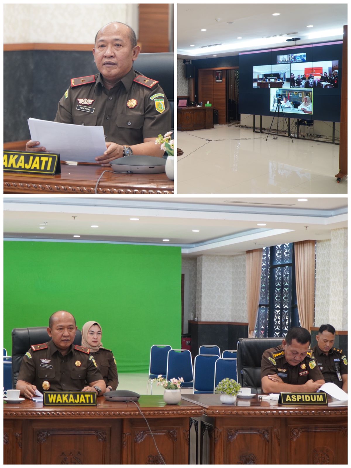 Kejagung RI Setujui Usulan Kejati Riau Dua Perkara untuk di Lakukan Penghentian Penuntutan Berdasarkan Keadilan Restoratif Justice