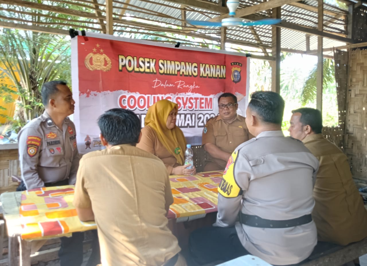 Kanit Samapta Ajak Masyarakat Dan Pemuda Dusun Pematang Lada Ciptakan Kamtibmas